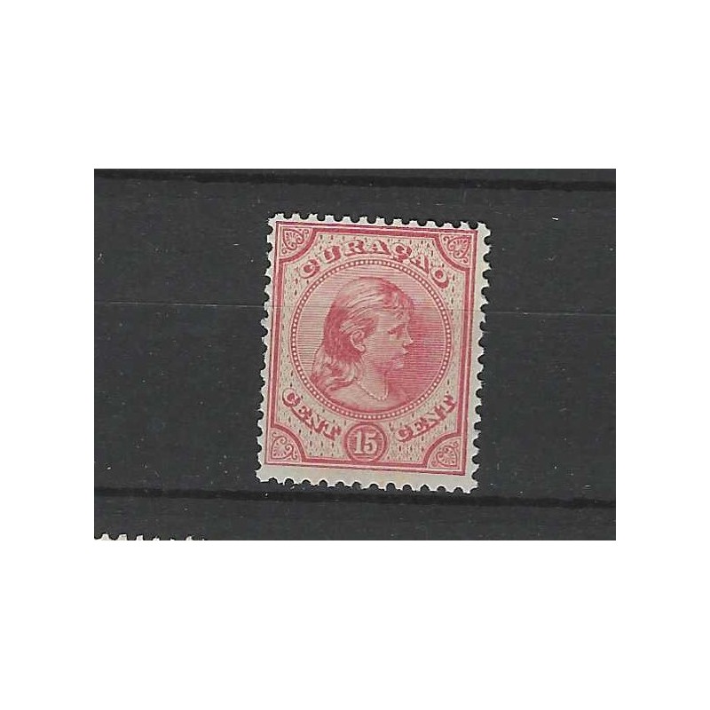Curacao 21 Wilhelmina MNH/postfris CV 15 € Curacao 21 Wilhelmina MNH/postfris CV 15 €