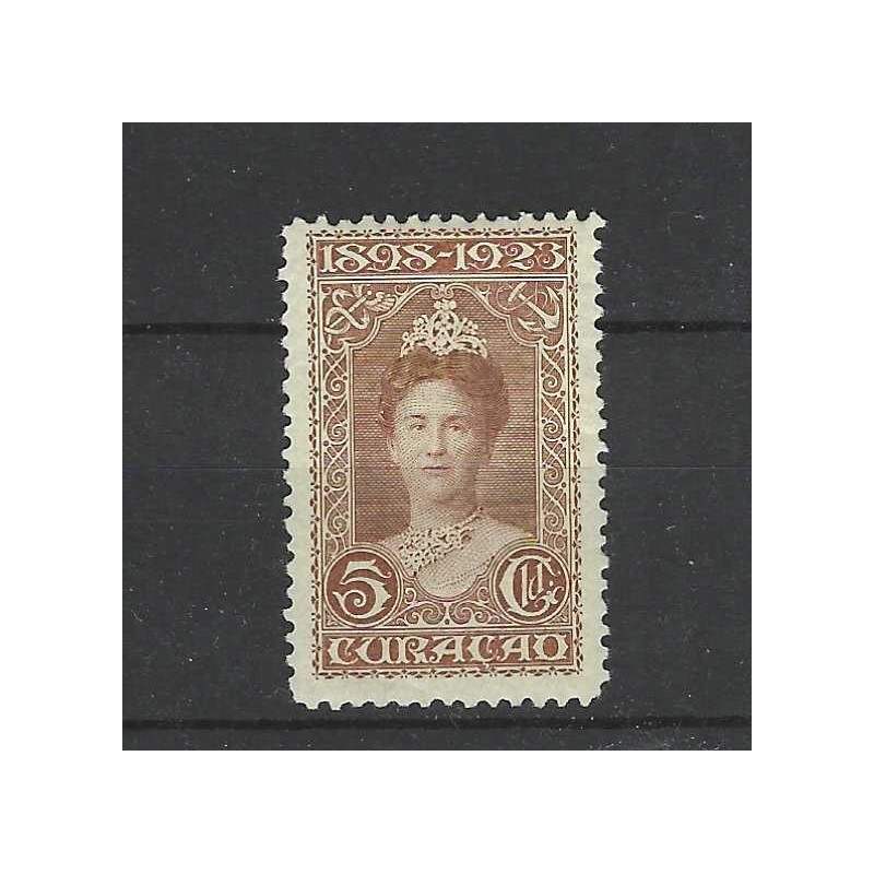 Curacao 81B Wilhelmina 5Gld MNH/postfris CV 130 € Curacao 81B Wilhelmina 5Gld MNH/postfris CV 130 €