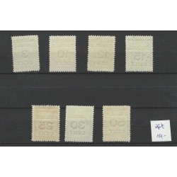 Curacao 82-88 Brandkast opdrukken MNH/postfris  CV 150 €