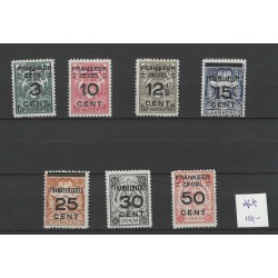Curacao 82-88 Brandkast opdrukken MNH/postfris  CV 150 €