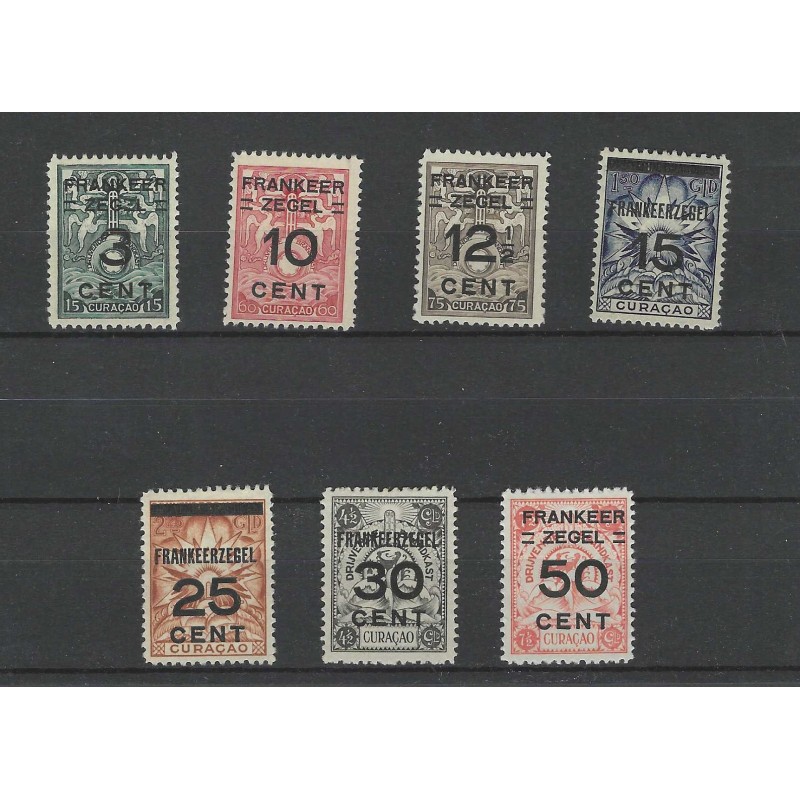 Curacao 82-88 Brandkast opdrukken MH/ongebr CV 150 € Curacao 82-88 Brandkast opdrukken MH/ongebr CV 150 €