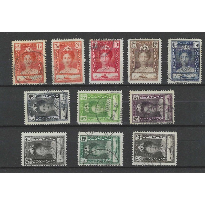 Curacao 89-99 Wilhelmina VFU/gebr CV 52 € Curacao 89-99 Wilhelmina VFU/gebr CV 52 €