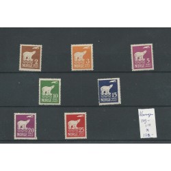 Noorwegen 109-115 Nordpolflug Amundsens  MH/ongebr  CV 120  €