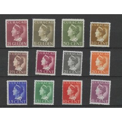 Curacao 141-152  Wilhelmina  MH/ongebr  CV 200 €