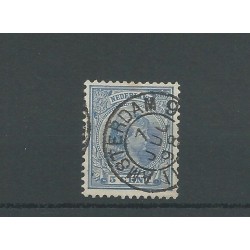 Nederland  35 met "AMSTERDAM-9" kleinrond  VFU/gebr  CV 255 €