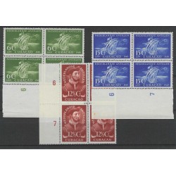Antillen 206-208 OJEDA zegels blokje van 4  MNH/postfris CV 72 €