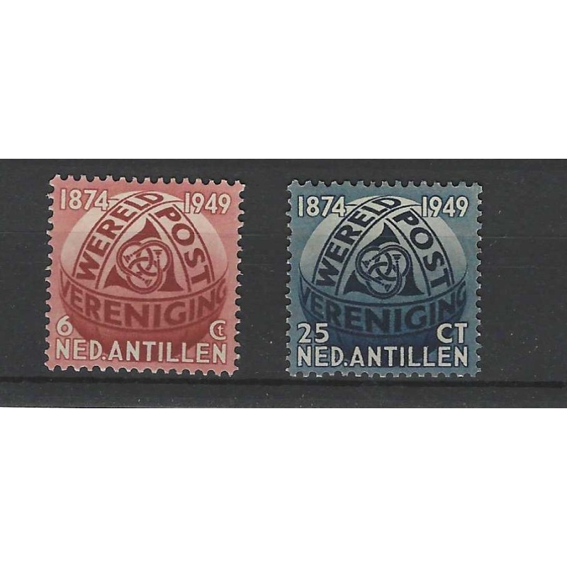 Antillen 209-210 Werelspostvereniging MNH/postfris CV 12 € Antillen 209-210 Werelspostvereniging MNH/postfris CV 12 €