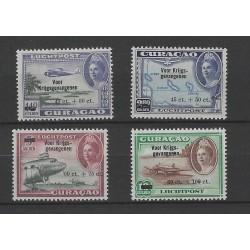 Curacao LP41-44 Luchtpost MNH/postfris CV 40 €
