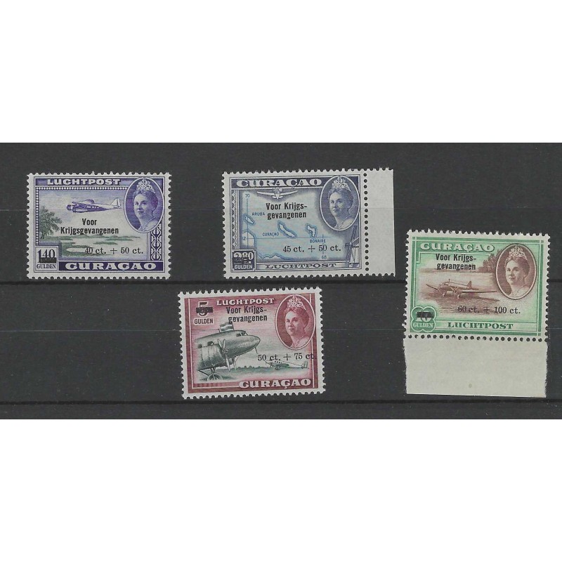 Curacao LP41-44 Luchtpost MNH/postfris CV 40 € Curacao LP41-44 Luchtpost MNH/postfris CV 40 €