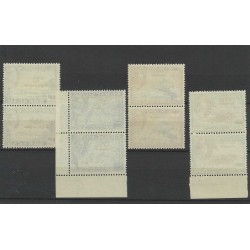 Curacao LP41-44 Luchtpost paartjes MNH/postfris CV 80 €