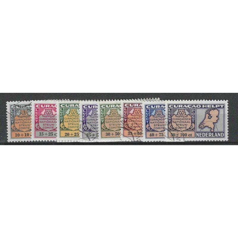 Curacao LP53-60 Luchtpost VFU/gebr CV 16 € Curacao LP53-60 Luchtpost VFU/gebr CV 16 €