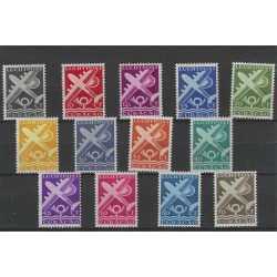Curacao LP69-81 Luchtpost Vliegtuig MNH/postfris CV 20 €