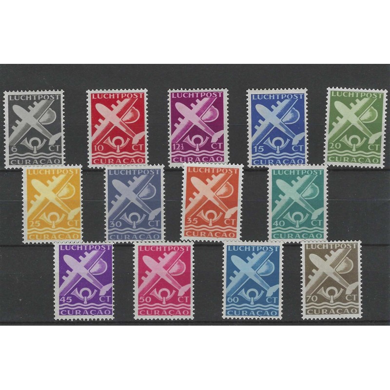 Curacao LP69-81 Luchtpost Vliegtuig MNH/postfris CV 20 € Curacao LP69-81 Luchtpost Vliegtuig MNH/postfris CV 20 €