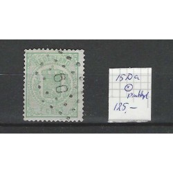 Nederland 15Da Wapens met puntstempel 60  VFU/gebr CV 125 €
