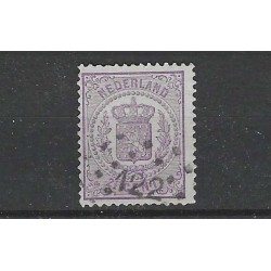 Nederland 18  Wapens met puntstempel 122  VFU/gebr CV 250 €