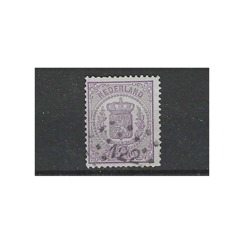 Nederland 18 Wapens met puntstempel 122 VFU/gebr CV 250 € Nederland 18 Wapens met puntstempel 122 VFU/gebr CV 250 €