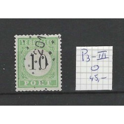 Curacao P3-III Port 1889  VFU/gebr CV 45 €