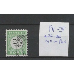 Curacao P11  Port 1892 "Vlek bij O" VFU/gebr CV ?? €