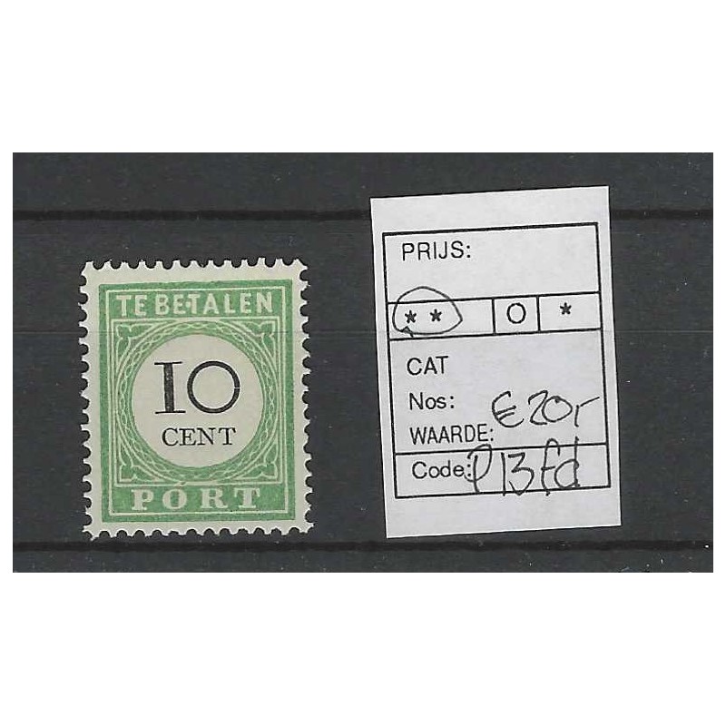 Curacao P13fd Port 1892 MNH/postfris CV 31++ € Curacao P13fd Port 1892 MNH/postfris CV 31++ €