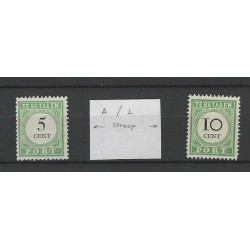 Curacao P12 en P13 Port 1892 met plaatfout MH/ongebr  CV ?? €