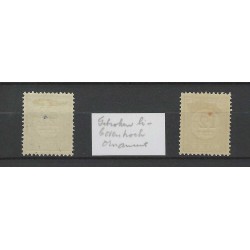 Curacao P11 en P17 Port 1892 met plaatfout MH/ongebr  CV ?? €