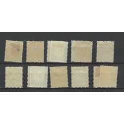 Curacao P21-30 Port 1915 MH/ongebr  CV 16 €