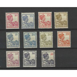 Curacao 57-67 Wilhelmina  MNH/postfris  CV 330 €