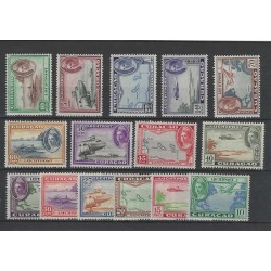 Curacao LP26-40  Diverse voorstellingen  MNH/postfris  CV 200 €