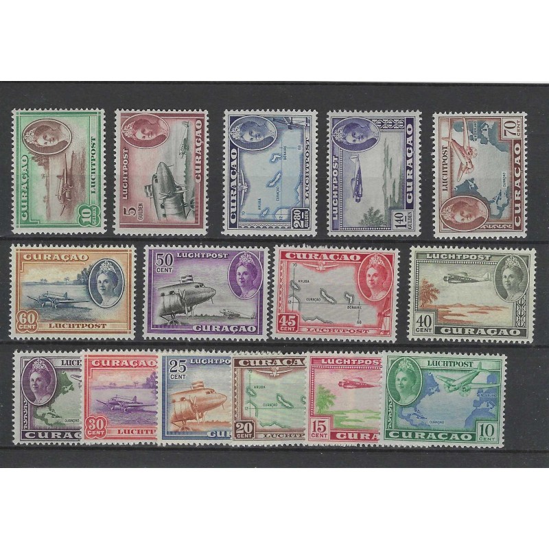 Curacao LP26-40 Diverse voorstellingen MNH/postfris CV 200 € Curacao LP26-40 Diverse voorstellingen MNH/postfris CV 200 €