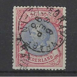 Nederland 19-29 Willem III 1872  set VFU/gebr  CV 317+ € Stempels !!