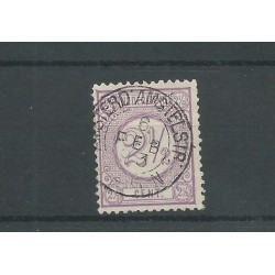Nederland  33 met "AMSTERDAM:AMSTELSTR:" kleinrond  VFU/gebr  CV 15 €