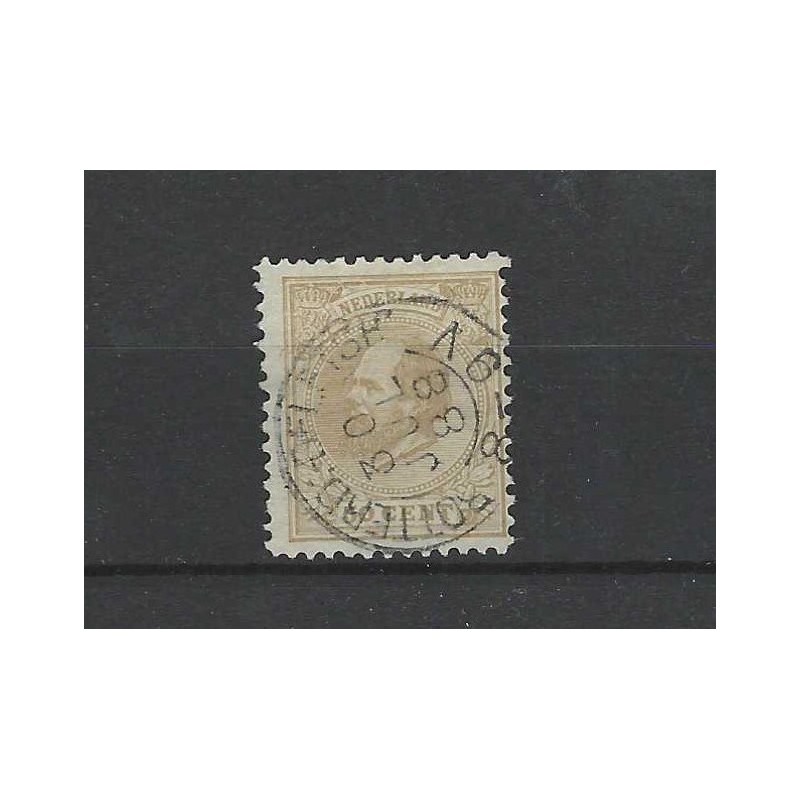 Nederland 27 Willem III "ROTTERD:DELFSH: 1888" kleinrond VFU/gebr Nederland 27 Willem III "ROTTERD:DELFSH: 1888" kleinrond VFU/gebr
