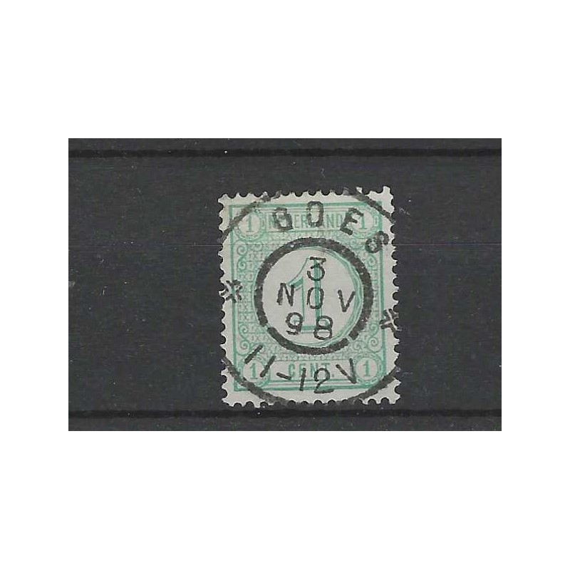 Nederland 30 Cijfer met "GOES 1898" grootrond VFU/gebr Nederland 30 Cijfer met "GOES 1898" grootrond VFU/gebr