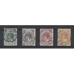 Nederland 77-80 Wilhelmina Bontkraag  VFU/gebr CV 862 €  Pracht !!