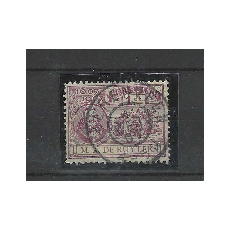 Nederland 88 De Ruyter "HEERRENVEEN 1907"grootrond VFU/gebr Nederland 88 De Ruyter "HEERRENVEEN 1907"grootrond VFU/gebr