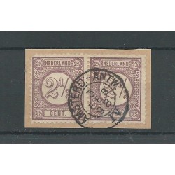 Nederland  33 met "AMSTERD:ANTW:-IV"  VFU/gebr  CV 5 €