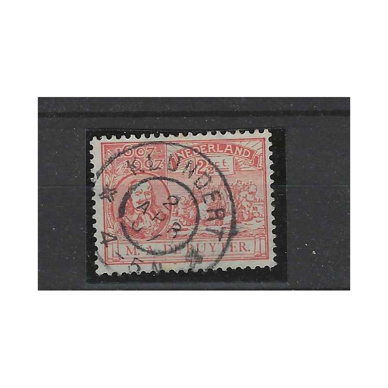Nederland 89 De Ruyter "KLUNDERT 1907"grootrond VFU/gebr Nederland 89 De Ruyter "KLUNDERT 1907"grootrond VFU/gebr