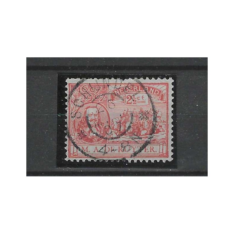 Nederland 89 De Ruyter "SCHIJNDEL 1907"grootrond VFU/gebr Nederland 89 De Ruyter "SCHIJNDEL 1907"grootrond VFU/gebr
