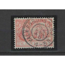 Nederland 89 De Ruyter "VALKENBURG (LB) 1907"grootrond VFU/gebr
