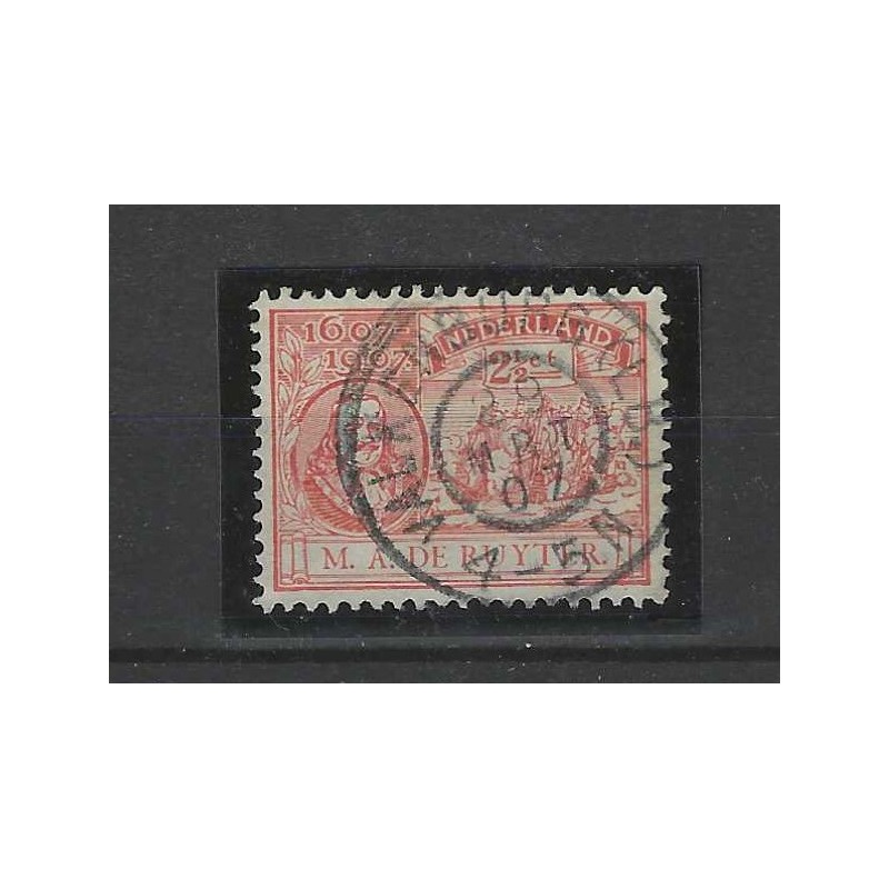 Nederland 89 De Ruyter "VALKENBURG (LB) 1907"grootrond VFU/gebr Nederland 89 De Ruyter "VALKENBURG (LB) 1907"grootrond VFU/gebr