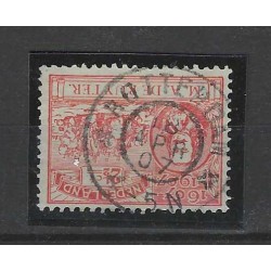 Nederland 89 De Ruyter "ROTTERDAM 1907"grootrond VFU/gebr