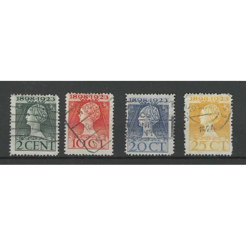 Nederland 121I-126I Jubileum 1923 VFU/gebr CV 291 € Nederland 121I-126I Jubileum 1923 VFU/gebr CV 291 €
