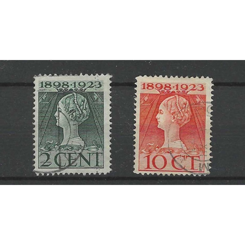 Nederland 121K-124K Jubileum 1923 VFU/gebr CV 28 € Nederland 121K-124K Jubileum 1923 VFU/gebr CV 28 €