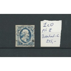 Nederland  1 plt II  met "OOSTERHOUT-C"  Luxe  CV 255 €