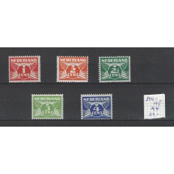 Nederland 144-148 Cijfer MNH/postfris  CV 110 €
