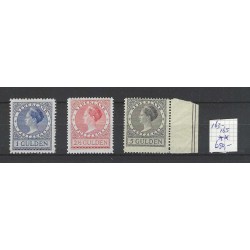Nederland 163-165  Wilhelmina MNH/postfris  CV 650 €