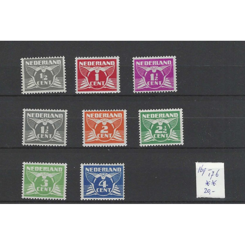 Nederland 169-176 Cijfer MNH/postfris CV 20 € Nederland 169-176 Cijfer MNH/postfris CV 20 €