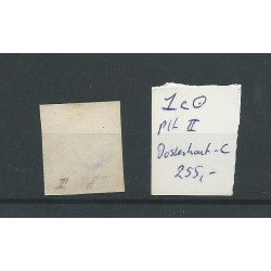 Nederland  1 plt II  met "OOSTERHOUT-C"  Luxe  CV 255 €