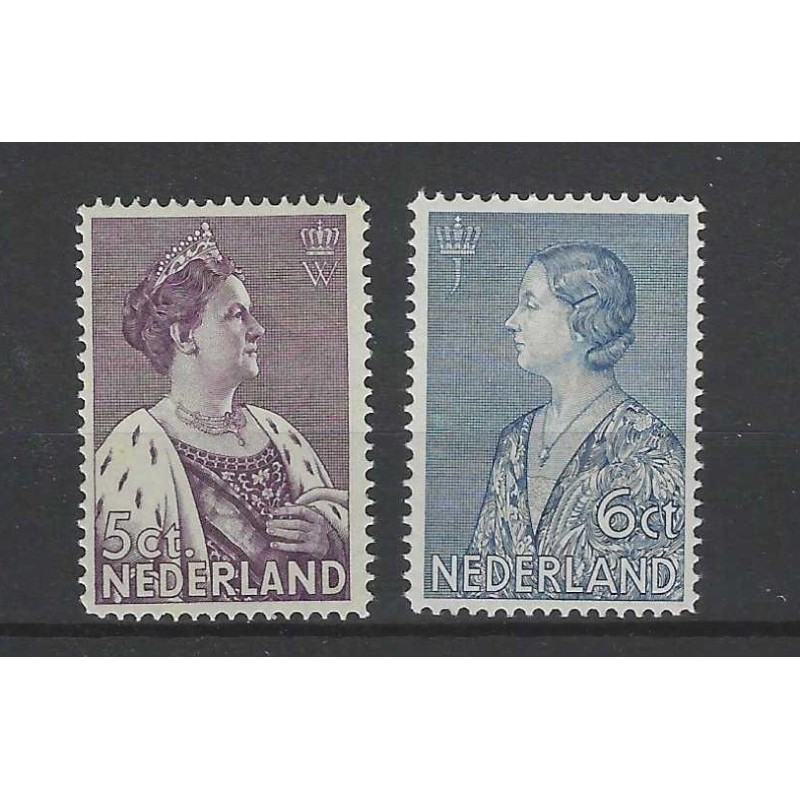 Nederland 265-266 Crisis zegels MNH/postfris CV 67 € Nederland 265-266 Crisis zegels MNH/postfris CV 67 €