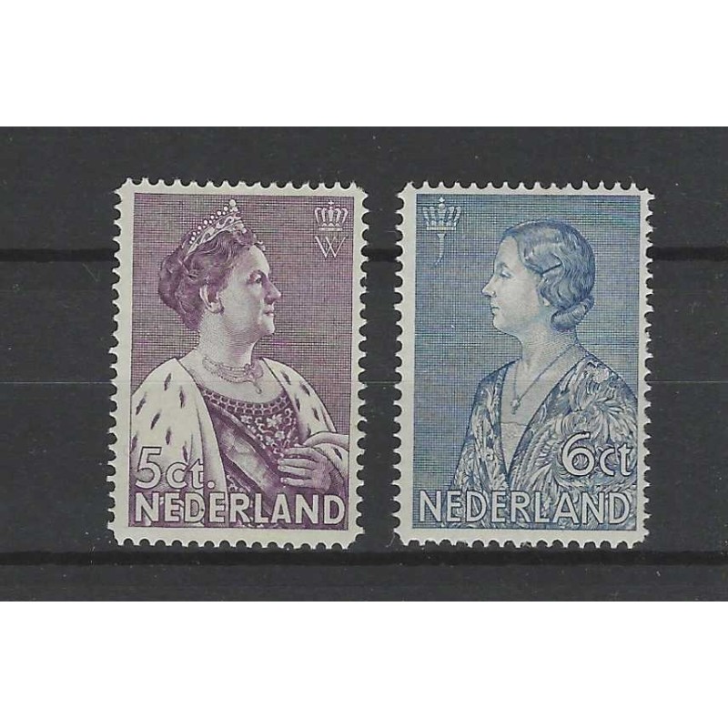 Nederland 265-266 Crisis zegels MNH/postfris CV 67 € Nederland 265-266 Crisis zegels MNH/postfris CV 67 €